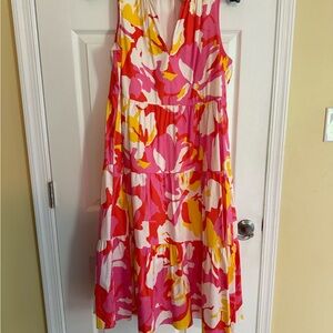 Crosby Multicolor Ruffled Collar Dress